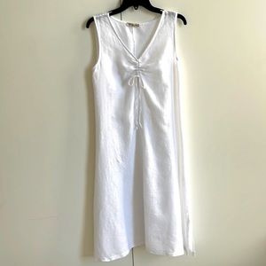 White linen dress, Italian made